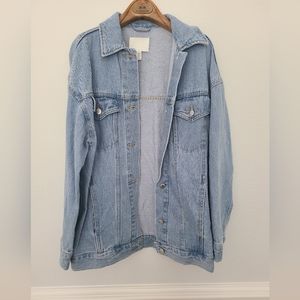 Denim oversized jacket